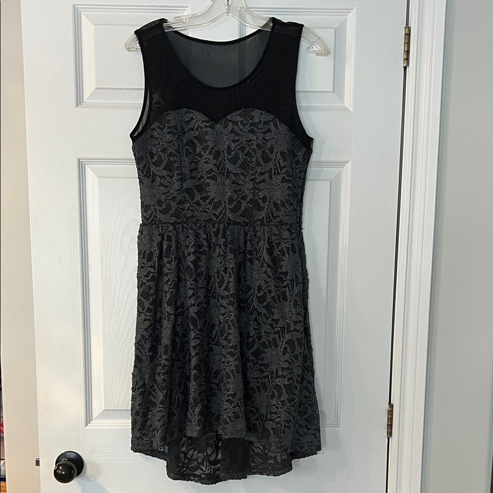4/$20 dELiA*s Black High Low Lace Dress
